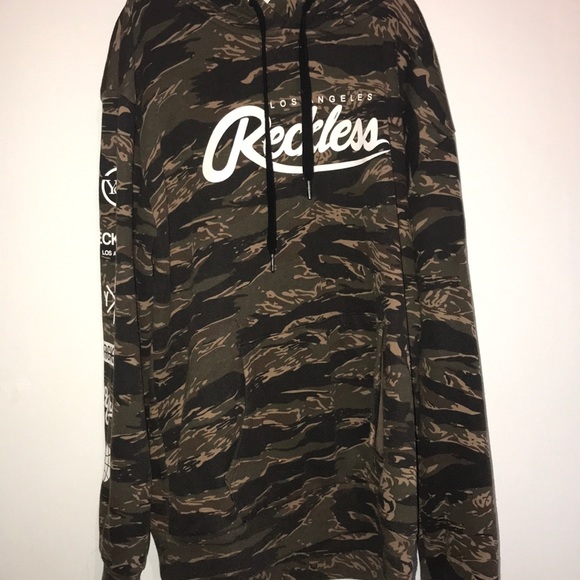 young and reckless camo hoodie